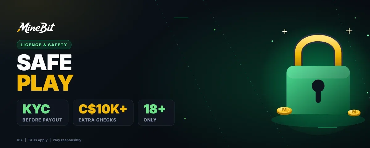 Minebit Casino licence and safety: verification, account protection and safe play